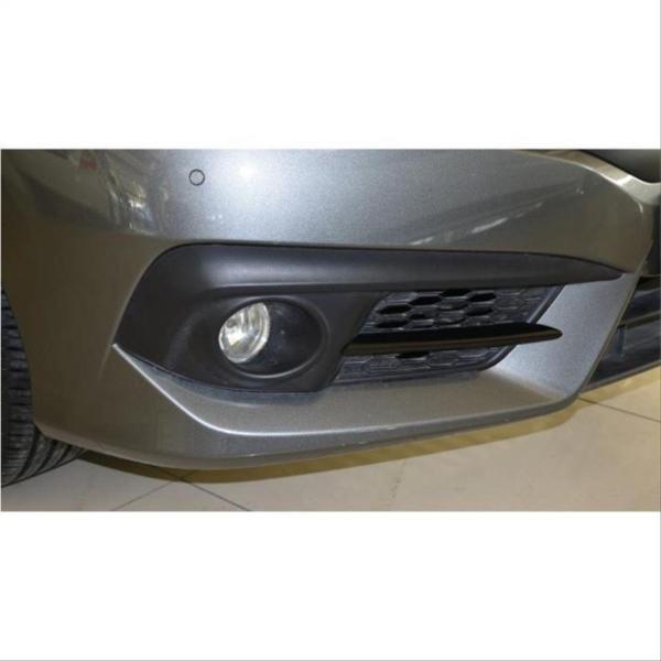 Honda Civic Uyumlu Fc5 2016-2020 Ön Sis Orta Çıta Piano Black - Image 1