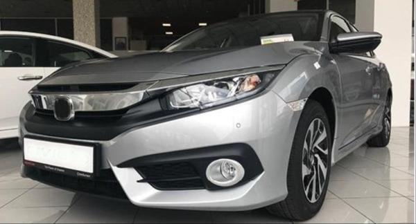 Honda Civic Uyumlu Fc5 2016-2020 Oval Sis Kaplaması Silver - Image 1