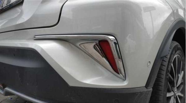 Toyota C-Hr Uyumlu 2016-2019 Arka Sis Kaplaması Nikelaj - Image 1