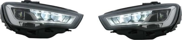 Audi A3 Uyumlu 2013-2016 LED Far ( 2017+ Görünüm Facelift) - Image 1