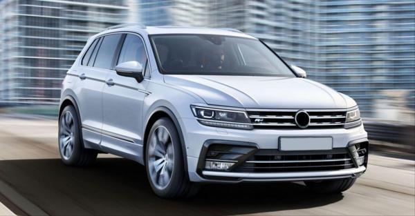 Volkswagen Tiguan Uyumlu 2017-2021 R-Line Body Kit (Ön Tampon-Panjur-Difüzör-Spoiler) - Image 1