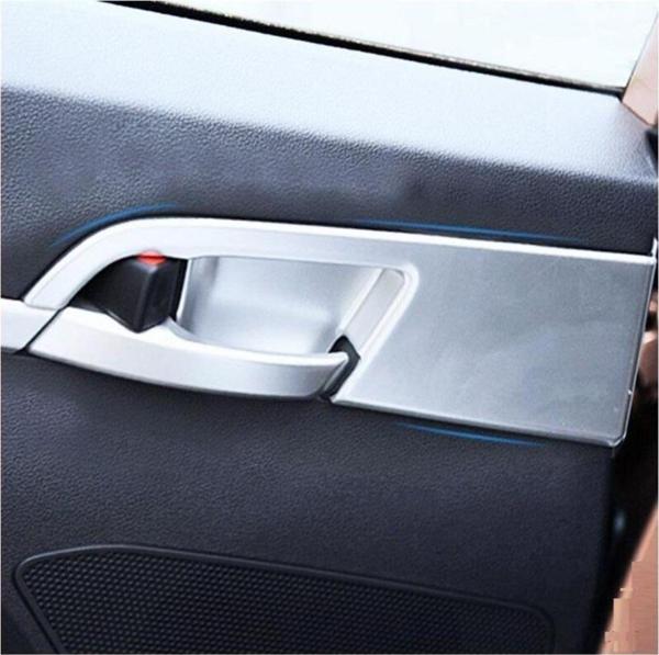 Hyundai Elantra Uyumlu 2016-2019 İç Kapı Kolu Kaplama - Silver (ABS) - Image 1