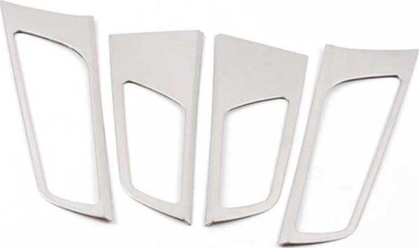 Hyundai Tucson Uyumlu 2015-2018 İç Kapı Kolu Kaplama - Silver - Image 1