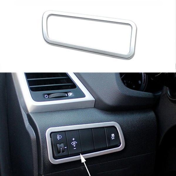 Hyundai Tucson Uyumlu 2015-2018 Kontrol Panel Kaplama - Silver (ABS) - Image 1