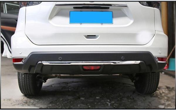 Nissan X-Trail Uyumlu 2014-2017 Arka Sis Kaplama Nikelaj - Image 1