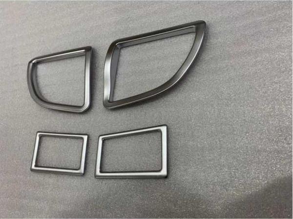 Toyota Corolla Uyumlu 2014+ Menfez Kaplama 4 Parça Silver - Image 1