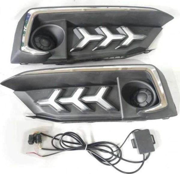 Honda Civic Uyumlu Fc5 2019+ Ön Sis Ledi Makyajlı Kasa Ağaç Model Hareketli - Image 1