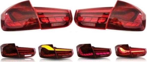 Bmw 3 Uyumlu Serisi F30 Dragon LED Stop Dinamik Animasyonlu - Kırmızı - Image 1