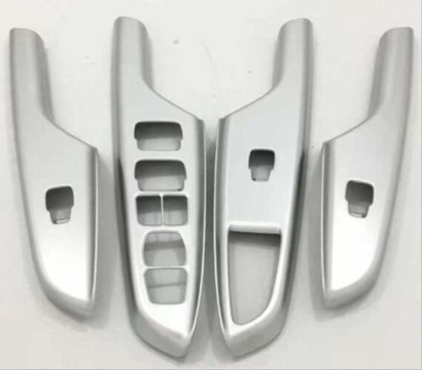 Hyundai Kona Uyumlu Kapı Kolçak Kaplama - Silver - Image 1