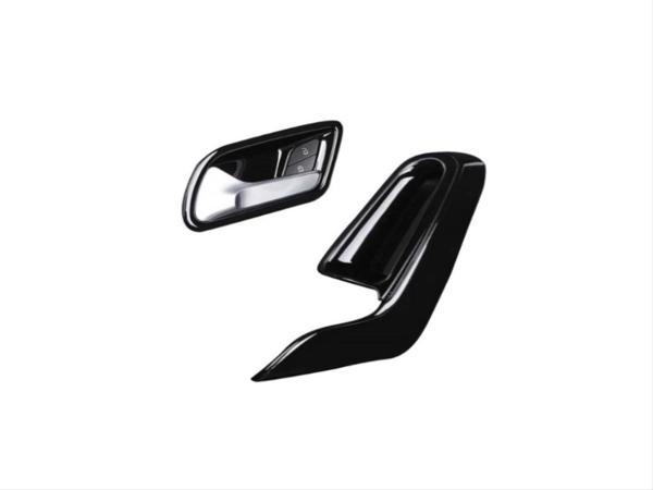Mercedes W177 Uyumlu A Serisi 2019+ Kapı Kolçak Kaplama - Piano Black - Image 1