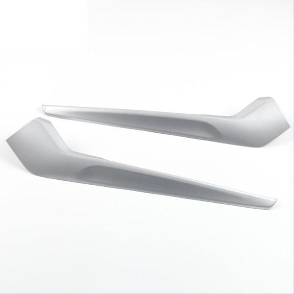 2022 Civic Uyumlu Vites Kenar Kaplama 2 Parça - Silver - Image 1
