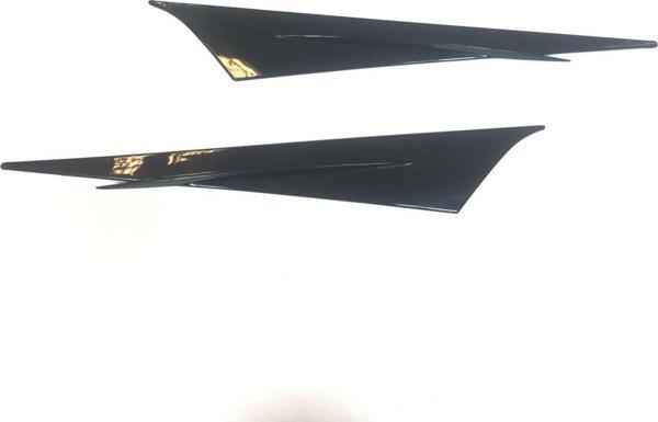 2022 Civic Uyumlu Far Kaşı - Piano Black - Image 1