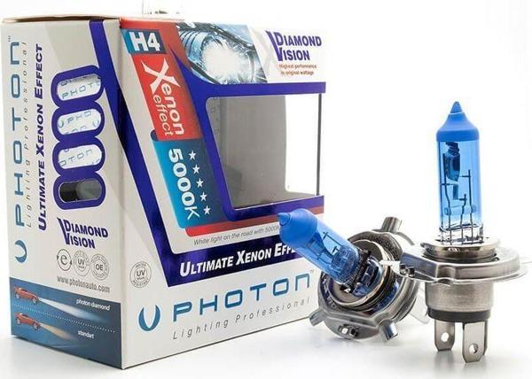 H4 12V Uyumlu 60/55W 5000K Diamond Vision - Image 1