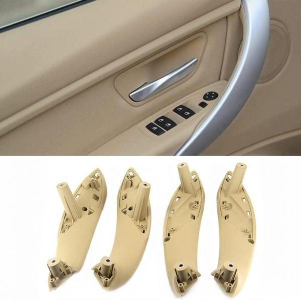 Bmw 3 Uyumlu Serisi F30 2012-2018 Kapı Kolçak Siyah-Krem - Image 1