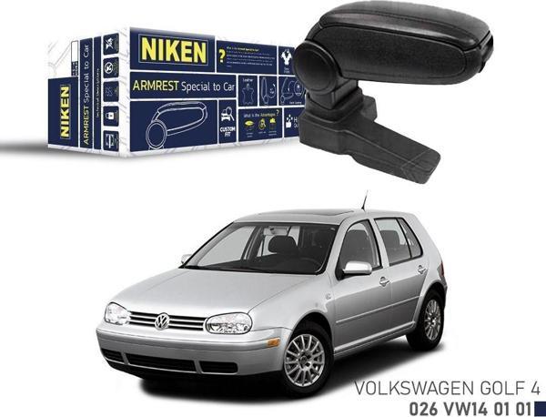 Volkswagen Golf Uyumlu 4 Araca Özel Kol Dayama Siyah - Image 1