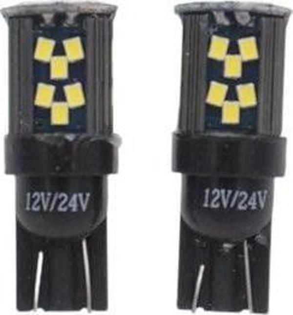 Dekoratif Led Ampul T10 -33Smd Canbus 12-24V Mavi / Laam139 - Image 1