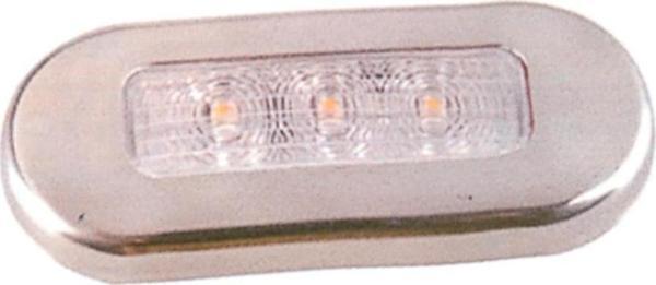 Easterner Merdiven Lambası Mavi 12 V Led Krom Çerçeveli - Image 1