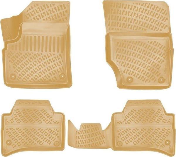 Volvo V70 Uyumlu 2007 Sonrası 3D Havuzlu Bej Renkli Paspas Seti - Image 1