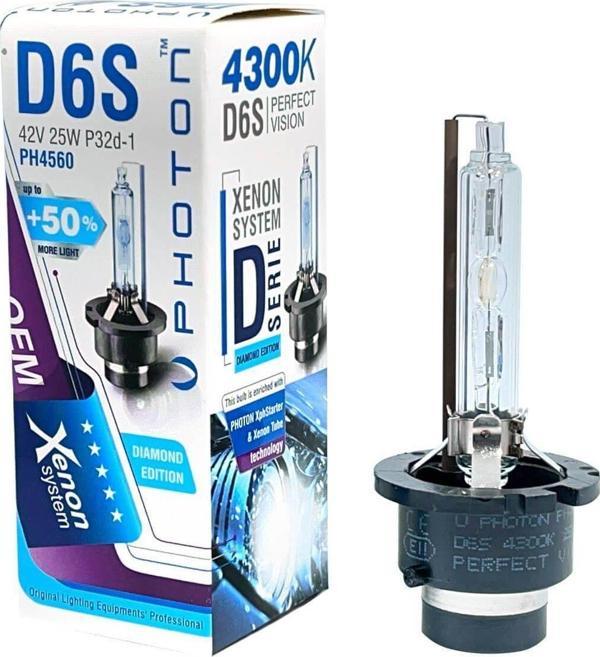 D6S 4300K Uyumlu 0,5 Fazla Işık Oem Ampul - Image 1