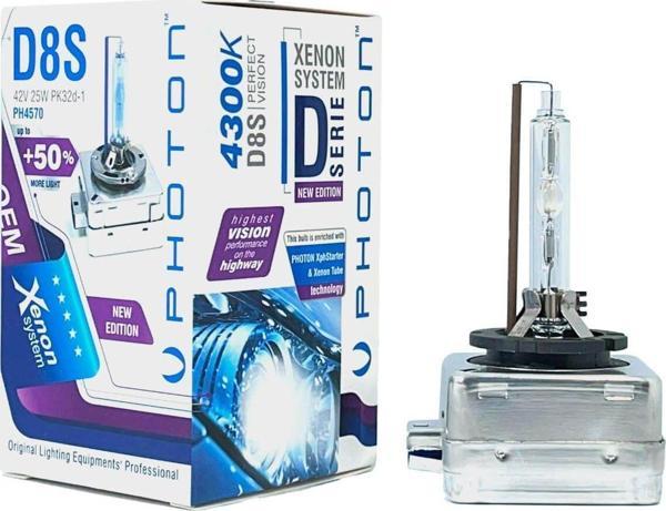 D8S 4300K Uyumlu 0,5 Fazla Işık Xenon Ampul - Image 1