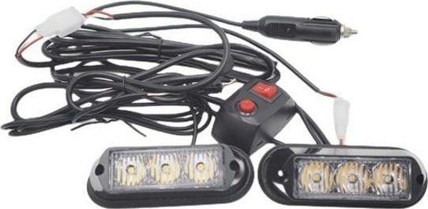 Çakar Lamba 3X2 Led 12W 12-24V Amber-Amber / Lapa197 - Image 1