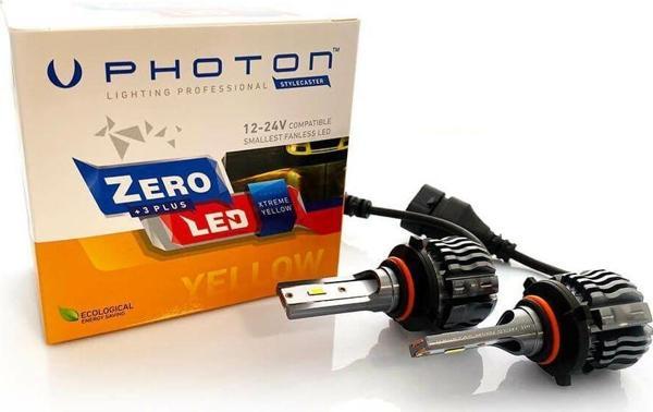 Photon Zero Uyumlu Hatchback3 9005 / Hatchback4 9006 Xtreme Yellow 3 Plus Fansız LED - Image 1
