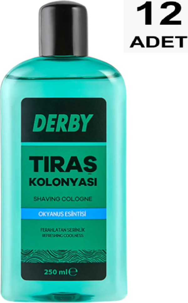 Derby Tıraş Kolonyası Okyanus Esintisi 250 ml x12 Adet - Image 1