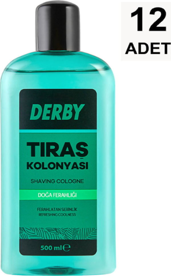 Derby Tıraş Kolonyası Doğa Ferhalığı 250 ml x12 Adet - Image 1