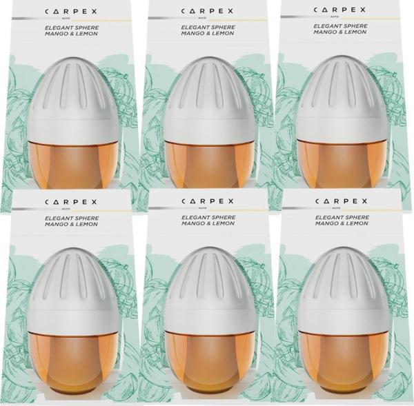 Carpex Kavanoz Koku Mango & Limon 6'lı Paket - Image 1