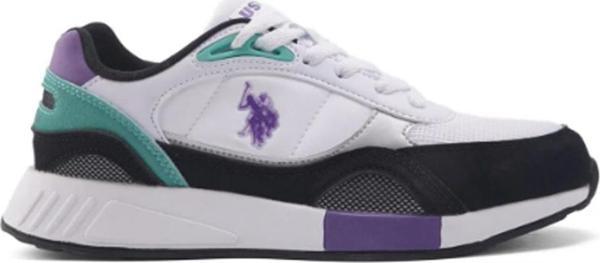 U.S. Polo Assn. 4M LEMAR JR 4FX Kız Çocuk Sneaker Ayakkabı Beyaz - Image 1