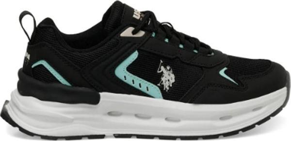 U.S. Polo Assn. 4M JACKY WMN 4FX Kadın Sneaker Ayakkabı Siyah - Image 1