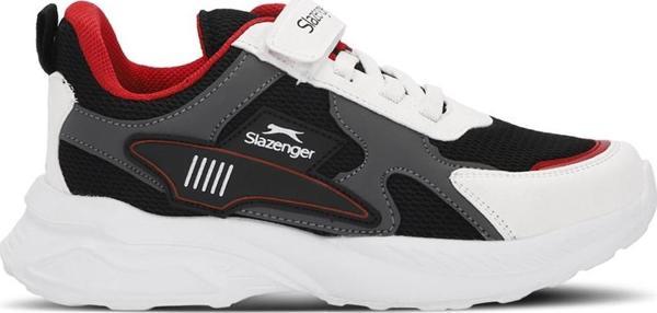 Slazenger KEMBA Erkek Çocuk Sneaker Ayakkabı Beyaz / Siyah - Image 1