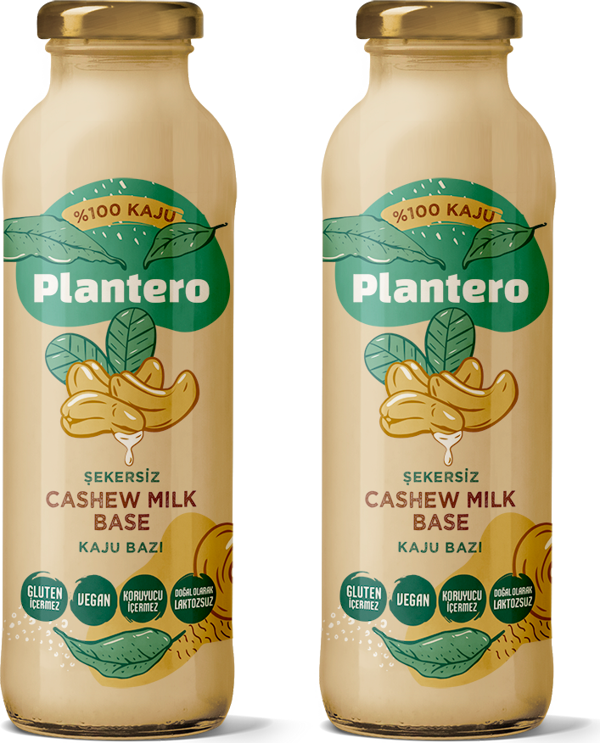 Plantero 2'li Set Kaju Sütü Bazı Konsantre 250 gr 6 Lt Süt %100 Kaju 25 Bardak 00002-2 - Image 1