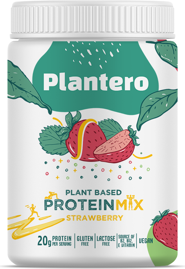 Plantero Çilekli Protein Isolate Blend ™ Supergreens Mix Vitamins - Image 1
