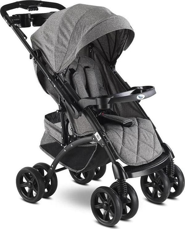 Ümit Babyhope BH-609 Polo Puset Kırçıllı Gri 04060990 - Image 1