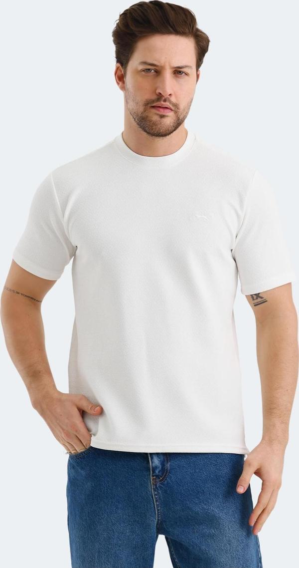 Slazenger BREEZE Erkek Tişört Ekru - Image 1