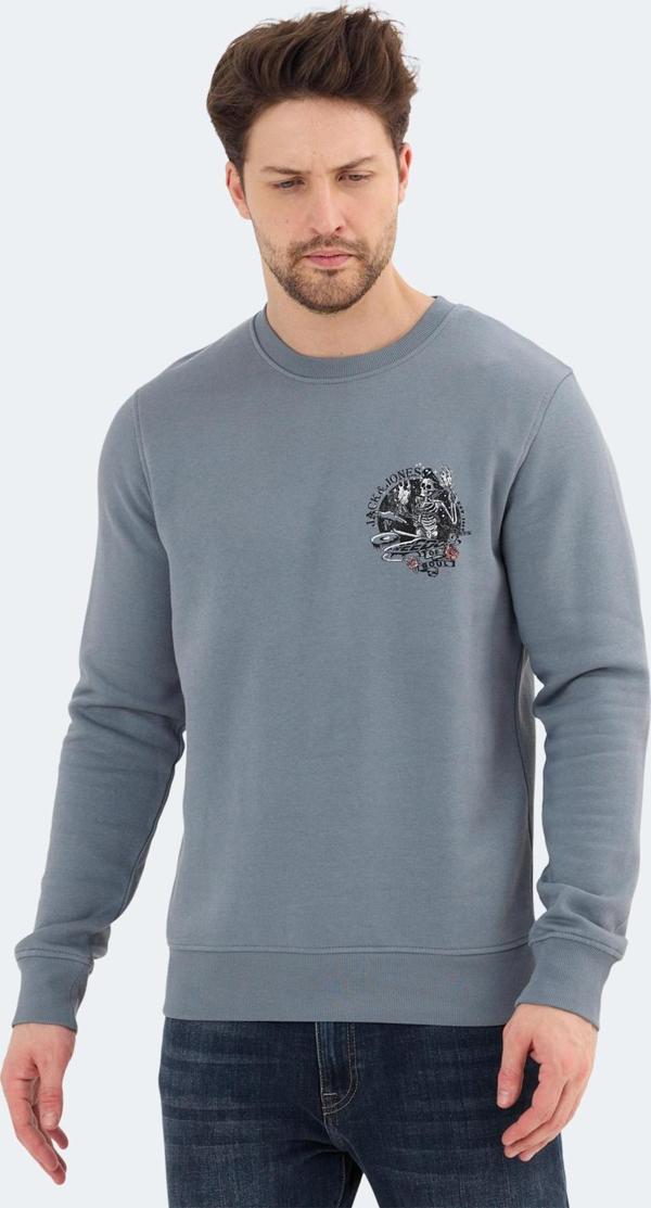 Jack&Jones 12256818 Erkek Sweatshirt Mavi - Image 1