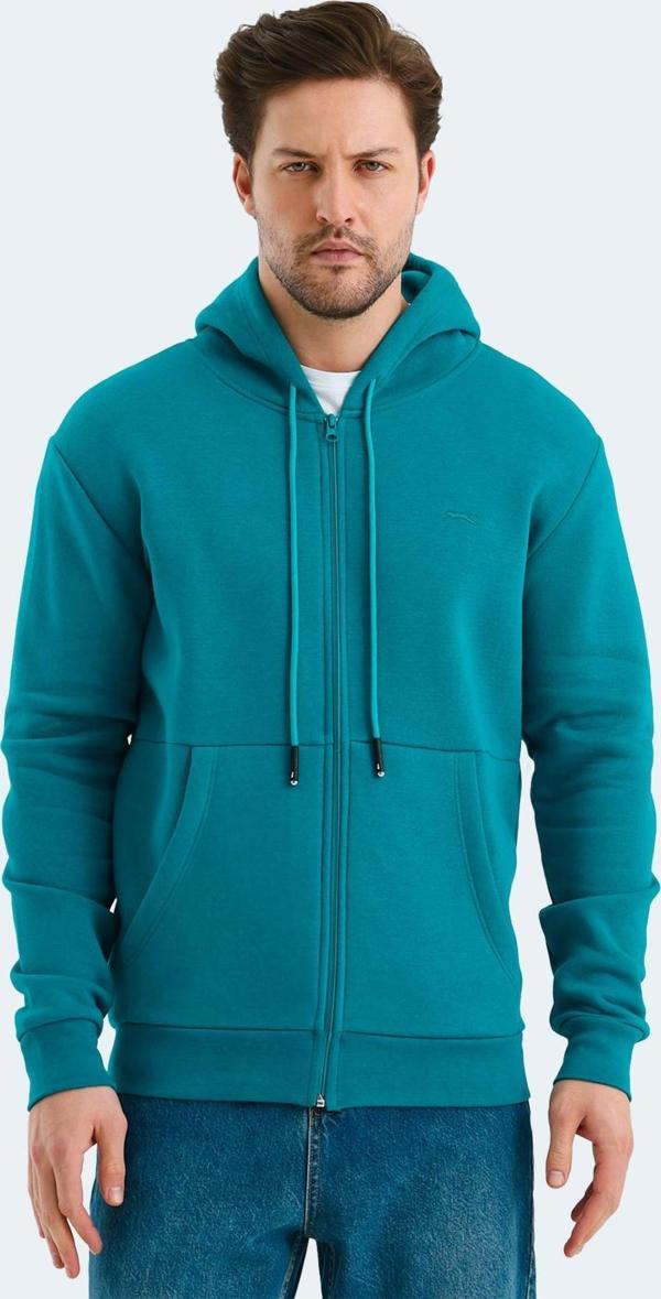 Slazenger VONDA Erkek Sweatshirt Petrol - Image 1