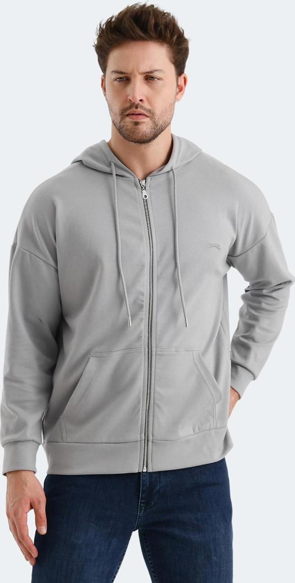 Slazenger VALTER Erkek Sweatshirt Gri - Image 1