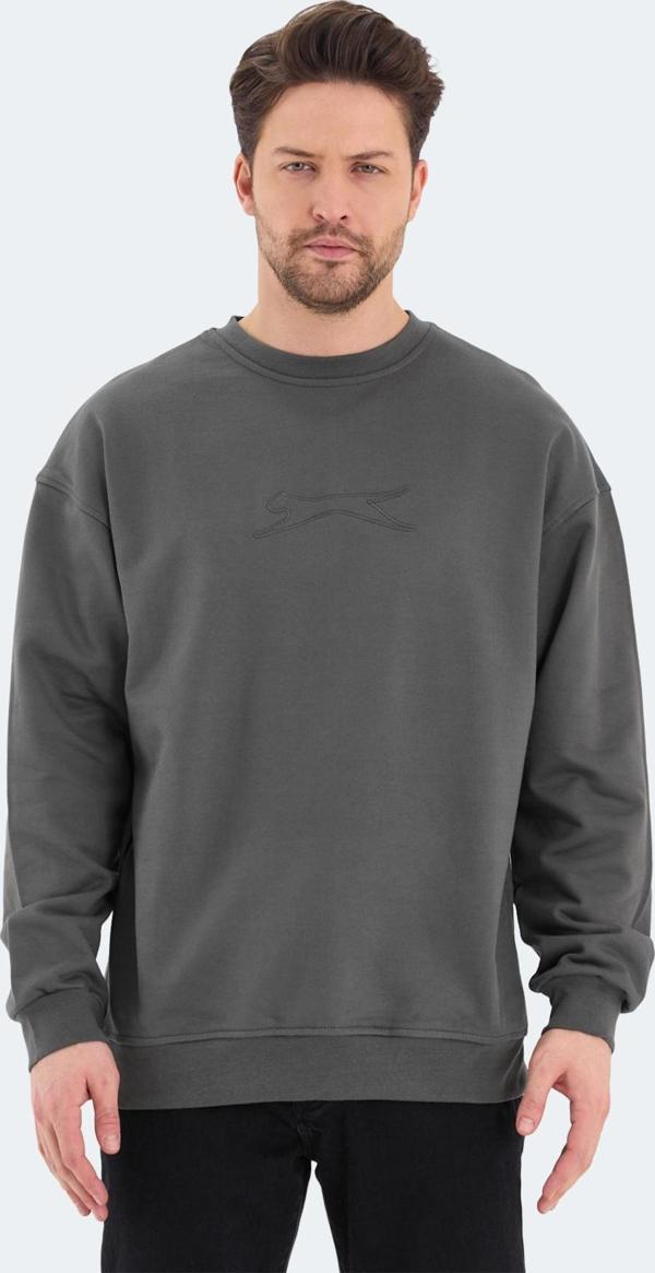Slazenger VADIK OVERSIZE Erkek Sweatshirt Haki - Image 1