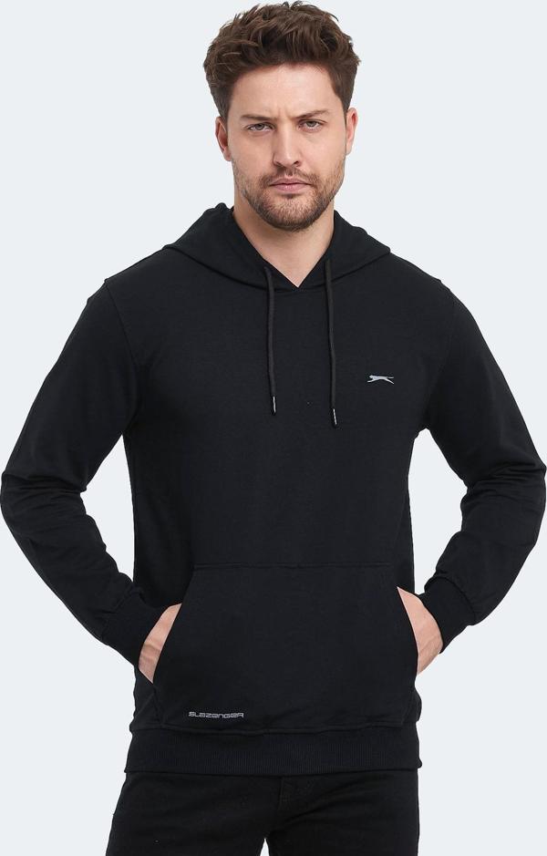 Slazenger OBRA IN Erkek Sweatshirt Siyah - Image 1