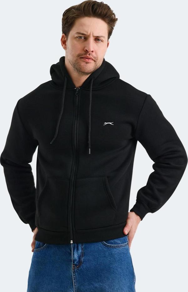 Slazenger CUDI I Erkek Sweatshirt Siyah - Image 1