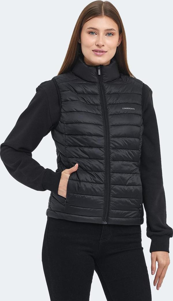 Lumberjack WB VEST 4SN34 3PR Kadın Yelek Siyah - Image 1