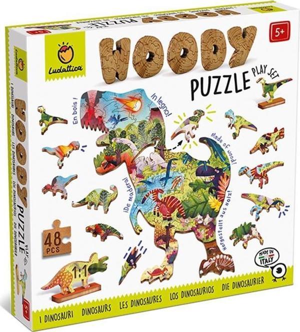 Ludattica Dinosaurs - Woody Puzzle - Image 1