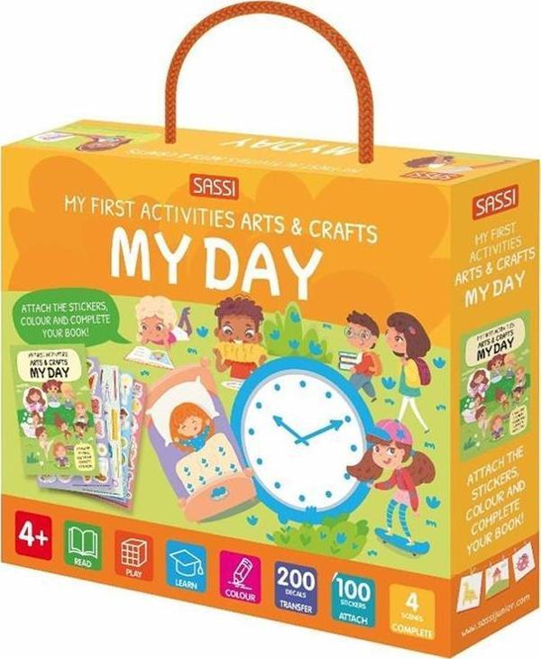 Sassi My First Activities Arts and Crafts - My Day - Image 1