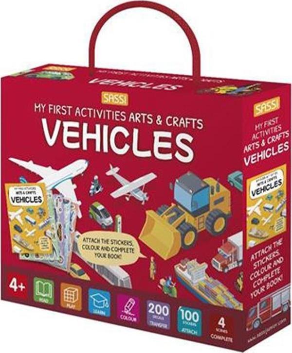 Sassi My First Activities Arts and Crafts - Vehicles - Image 1