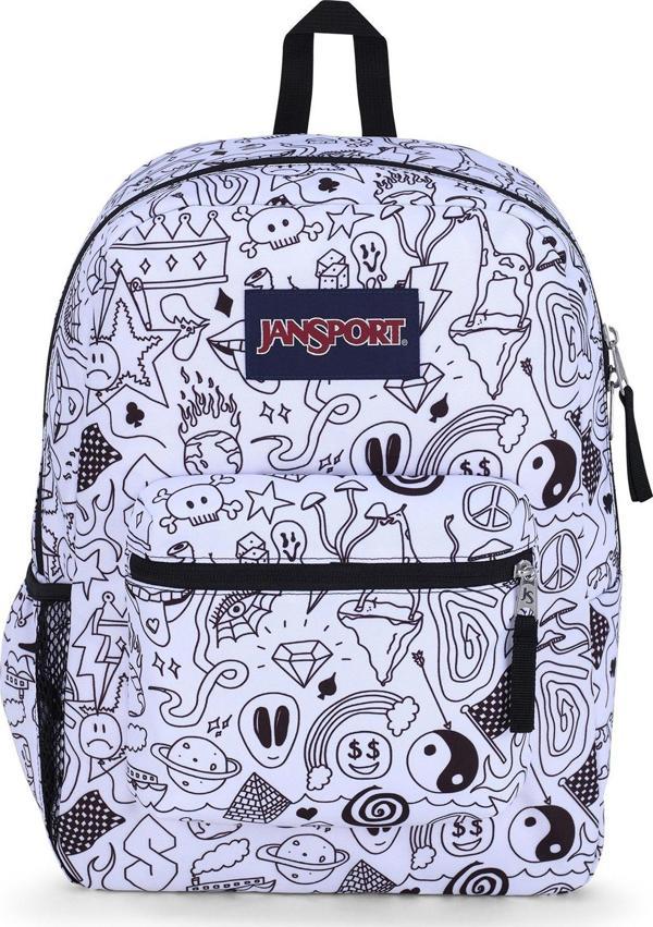 JanSport Cross Town Unisex Sırt Çantası Broken Broadcast - Image 1