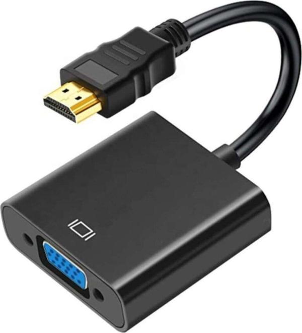 Hdmi To Vga Kablo Çevirici Dönüştürücü Görüntü Adaptör Hdtv To Vga - Image 1