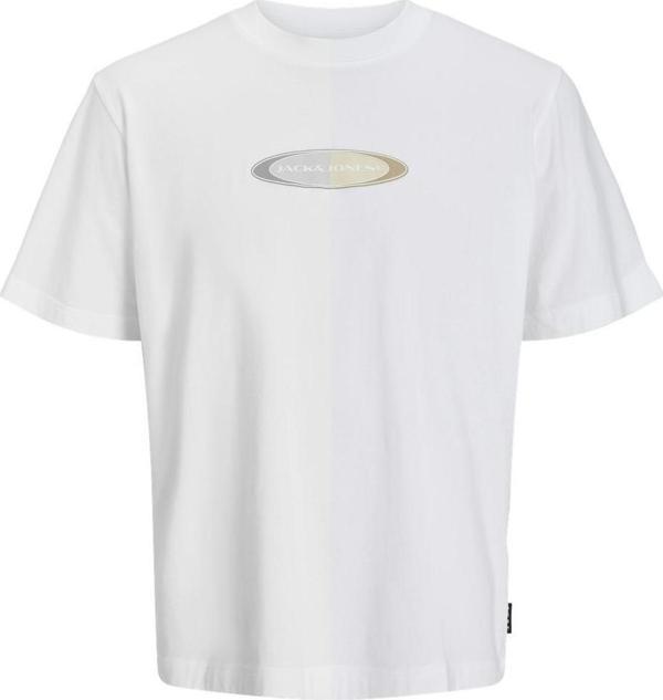 Jack&Jones 12273880 Jcopacer Branding Print Tee Ss Crew Neck Beyaz - Image 1