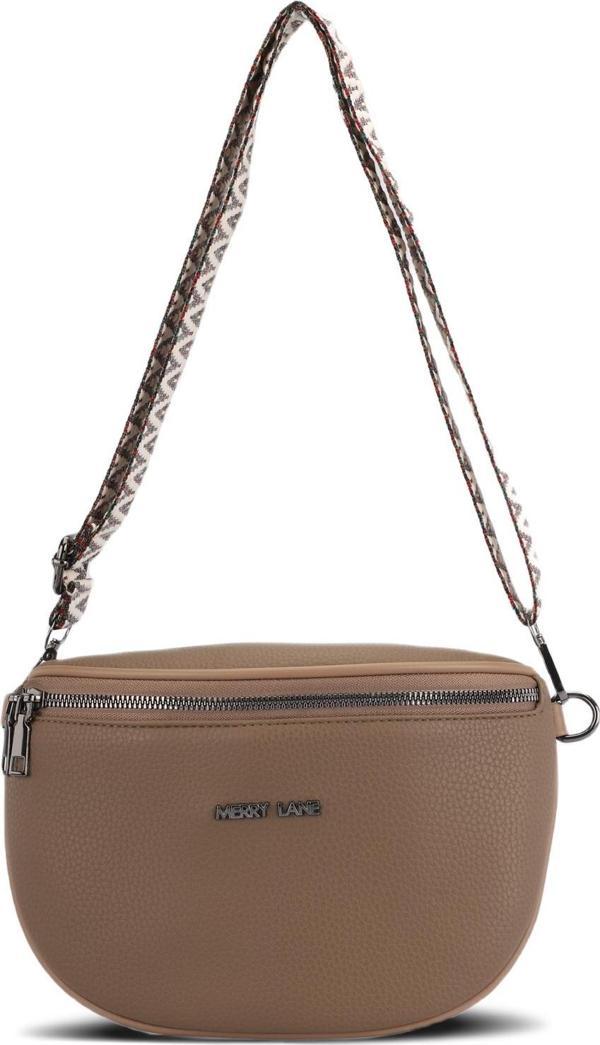 Merry Lane KANGURU Kadın Omuz Çantası Vizon - Image 1